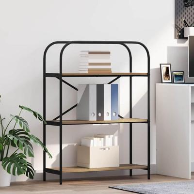 Boekenkast artisanaal eikenkleurig 80 x 30 x 109 cm