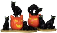 Kerstfiguur Halloween cats set of 2 LEMAX - Lemax - thumbnail