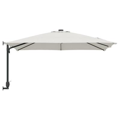 Tuinparasol Beige en zwart 248.5 x 247.5 x 160 cm