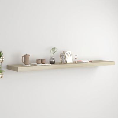 VidaXL Wandschap zwevend 120x23,5x3,8 cm mdf eikenkleurig