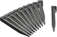 Borderrand pennen grijs voor borderrand 7.5 cm hoog - thumbnail