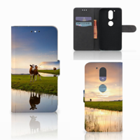 Motorola Moto G4 | G4 Plus Telefoonhoesje met Pasjes Koe - thumbnail