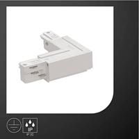 SLV 3-faseL-Connector 1 aarde buiten wit - 1001520 - thumbnail