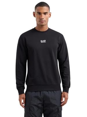 EA7 Emporio Armani 8NPM30 Sweater Heren Zwart/Wit - Maat M - Kleur: Zwart | Soccerfanshop