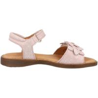 Leren sandalen voor meisjes LORE FLOWERS FRODDO rouge - thumbnail