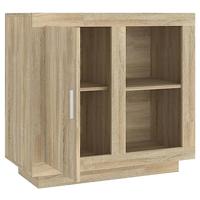 Dressoir 80x40x75 cm sonoma eikenkleurig - thumbnail