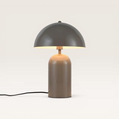 Tafellamp Asteri taupe s - Taupekleurige paddenstoel lamp van metaal voor binnen - Zonder lichtbron