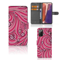 Samsung Galaxy Note 20 Hoesje Swirl Pink - thumbnail