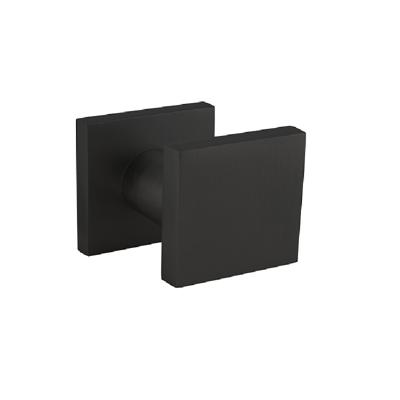 Intersteel Vierkante voordeurknopCastor eenzijdige montage aluminium zwart - 0023.392912