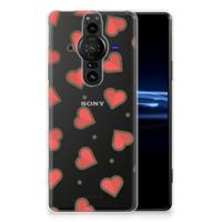 Sony Xperia Pro-I | TPU bumper | Hearts - thumbnail