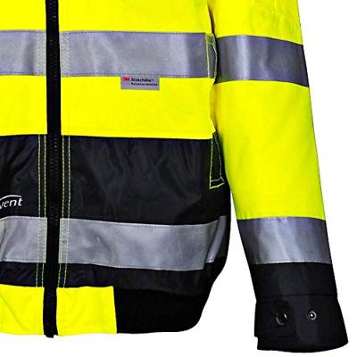 Prevent Veiligheids-pilotenjack | maat XXL | geel/grijs | 100 % PES | 1 stuk - 174ZG/XXL 174ZG/XXL