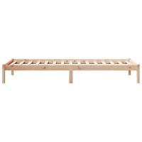 Bedframe extra lang zonder matras massief grenenhout 100x220 cm - thumbnail