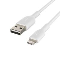 Belkin Lightning-kabel (Boost Charge Lightning/USB-kabel voor iPhone, iPad, AirPods) MFi-gecertificeerde iPhone-laadkabel (wit, 15 cm) - thumbnail