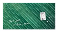 Sigel SI-GL371 Glasmagneetbord Artverum Palm Leaf 91x46 cm Groen - thumbnail