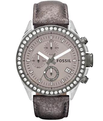 Horlogeband Fossil CH2842 Leder Bruin 22mm