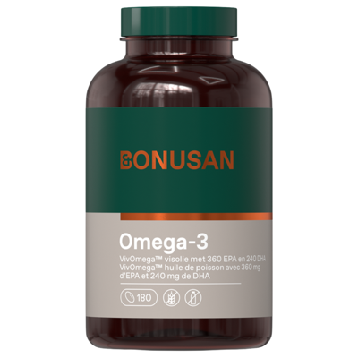 Bonusan Omega-3 360mg EPA 240mg DHA Softgels