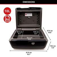 Master Lock LCFW30100 LCFW30100 Brandwerende box Vuurvast, 2-sleutel-systeem, Waterafstotend, Brandwerend Sleutelslot - thumbnail