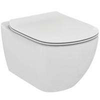 Ideal Standard Tesi wand wc keramiek Aquablade 53,5x36,5cm wit met wc zitting softclose wit T354601 - thumbnail