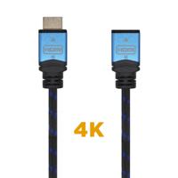HDMI-Kabel Aisens A120-0454 Zwart Zwart/Blauw 3 m - thumbnail