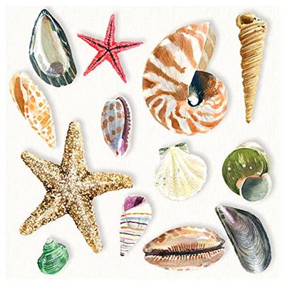 Ambiente Servetten 33cm schelpen