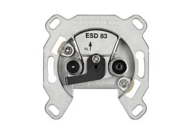 Kathrein ESD 83 Antennedoos BK, DAB+, Satelliet, TV, FM Schroefbevestiging, Inbouw (in muur) Enkele aansluitdoos