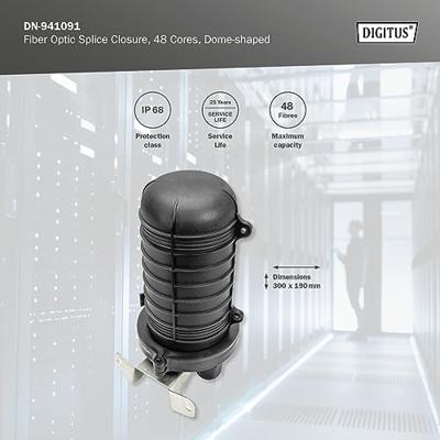 Digitus DN-941091 Verbindingsbehuizing voor glasvezelkabels Zwart 1 stuk(s)