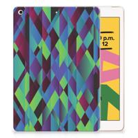 Apple iPad 10.2 | iPad 10.2 (2020) | 10.2 (2021) Back Cover Abstract Green Blue - thumbnail
