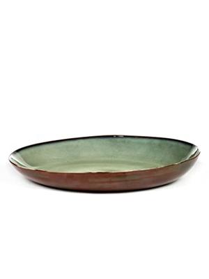 SERAX - Terres de Reves - Serveerschaal 35,5cm Misty/Rust