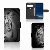 Samsung Galaxy S8 | Telefoonhoesje | Met pasjeshouder | Tijger - thumbnail