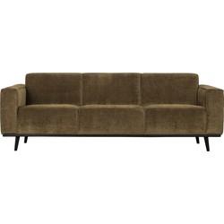 WOOOD Bank 3-zits 'Statement' Rib, kleur Rock