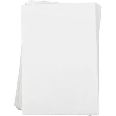 Creativ Company Vellen krimpfolie, vel 20x30 cm, dikte 0,3 mm, mat wit, 100 vel/ 1 doos