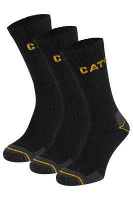 Caterpillar Cat sokken 3-pack 96460 | zwart/grijs | maat 46/50 - 5420018113892