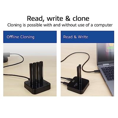 ACT Connectivity M.2 NVMe/PCIe dual SSD docking clone station, USB-C 3.2 Gen2 dockingstation - thumbnail
