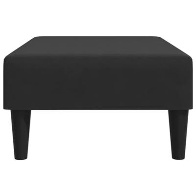Voetenbank 77x55x31 cm fluweel zwart