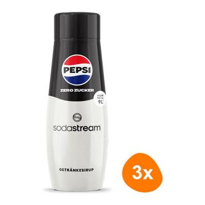 SodaStream - Pepsi Zero Siroop - 3x 440ml