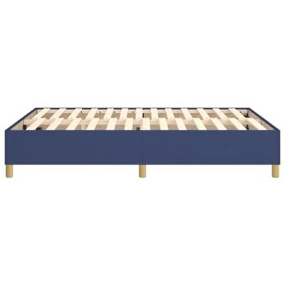 Bedframe zonder matras stof blauw 140x200 cm