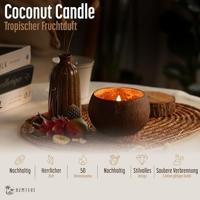 Namture Kokosnoot kaars - tropical fruit - 300g - thumbnail