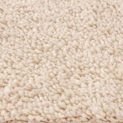 VidaXL Antislip shaggy tapijt crème 200 x 200 cm pp