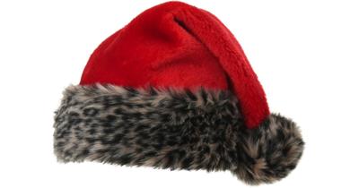 Kerstmuts pluche deluxe 40 cm Nampook - Nampook