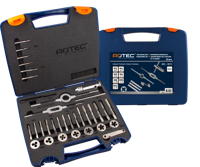 Rotec 900.2010K | Handtap- en snijplaatset | metrisch | in ABS-koffer | 33-dlg. - 900.2010K - thumbnail