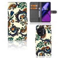 Wallet Case OnePlus 11 Barok Flower - thumbnail