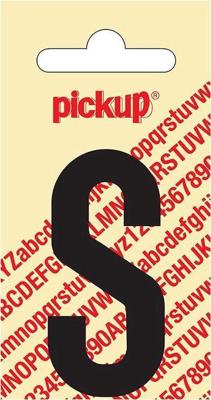 Plakletter Nobel Sticker zwarte letter S Pickup - Pickup