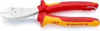 Knipex Kracht-Zijsnijtang | 200 mm Lengte | Geïsoleerd | Meercomponenten-Omhullingen | VDE-Goedgekeurd - 74 06 200 T BK - thumbnail
