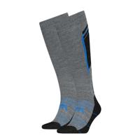 HEAD Skisokken Kneehigh 2-pack Mid Grey / Strong Blue-39/42 - thumbnail