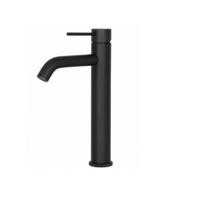 Best Design Best-Design "Nero-Nerola" Hoge-Wastafelmengkraan Mat-Zwart - thumbnail