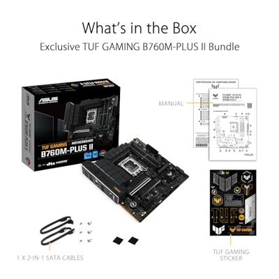 Moederbord Intel ASUS TUF GAMING B760M-PLUS II Moederbord Intel ASUS TUF GAMING B760M-PLUS II