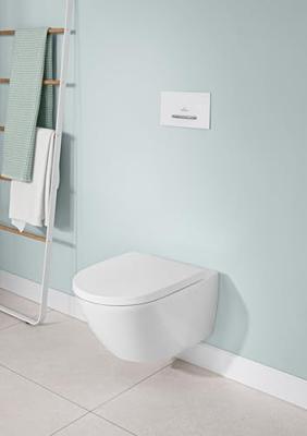 Clozetzitting Villeroy & Boch Subway 3.0 43.8x37.4x4.2 cm Wit Alpien - thumbnail