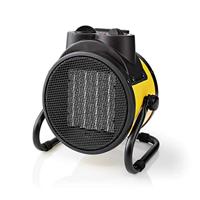 Nedis htif20fyw industriële keramische ventilatorkachel thermostaat 3 standen 2000 w geel - thumbnail