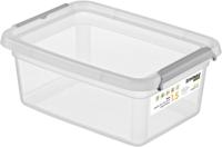 DONAU Home opbergdoos, 1,5 liter, transparant - thumbnail
