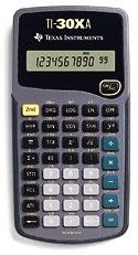 Texas Instruments TI-30XA-FC Rekenmachine Zwart Texas Instruments TI-30XA-FC Rekenmachine Zwart